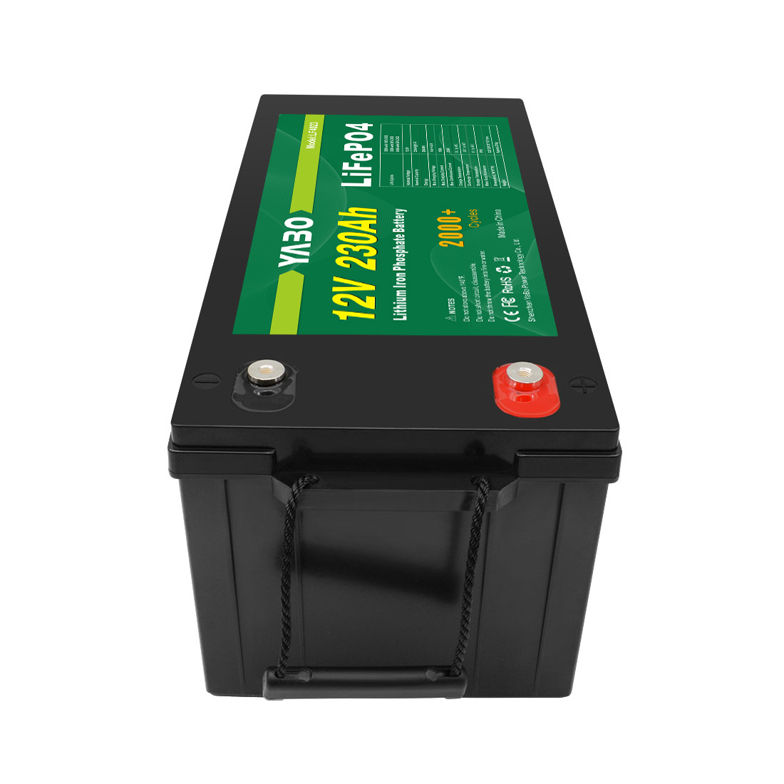 12V cylindrical LiFePO4 battery Boating LiFePO4 solutions 12V 230Ah